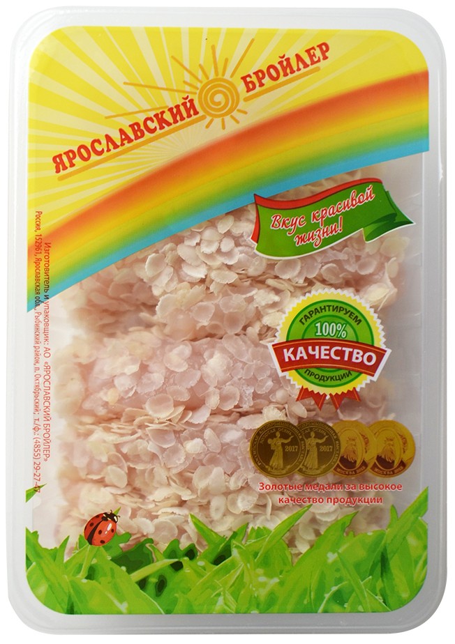 Медальоны куриные в рис. хлопьях охл. 450г, Яр. Бройлер