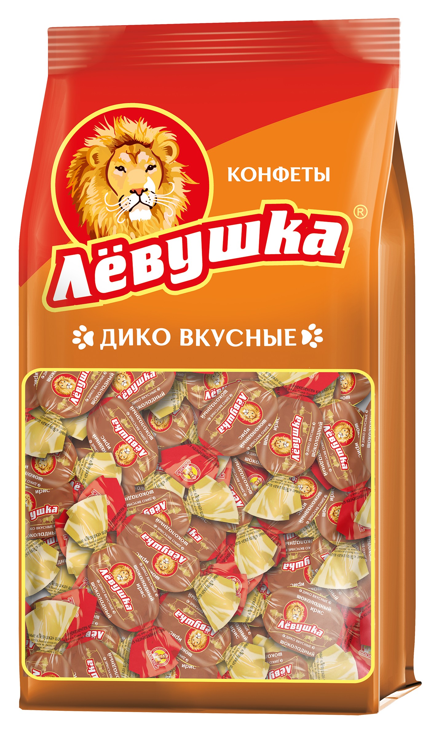 Конфеты 'Левушка' глаз. шок. ирис 176г, Славянка