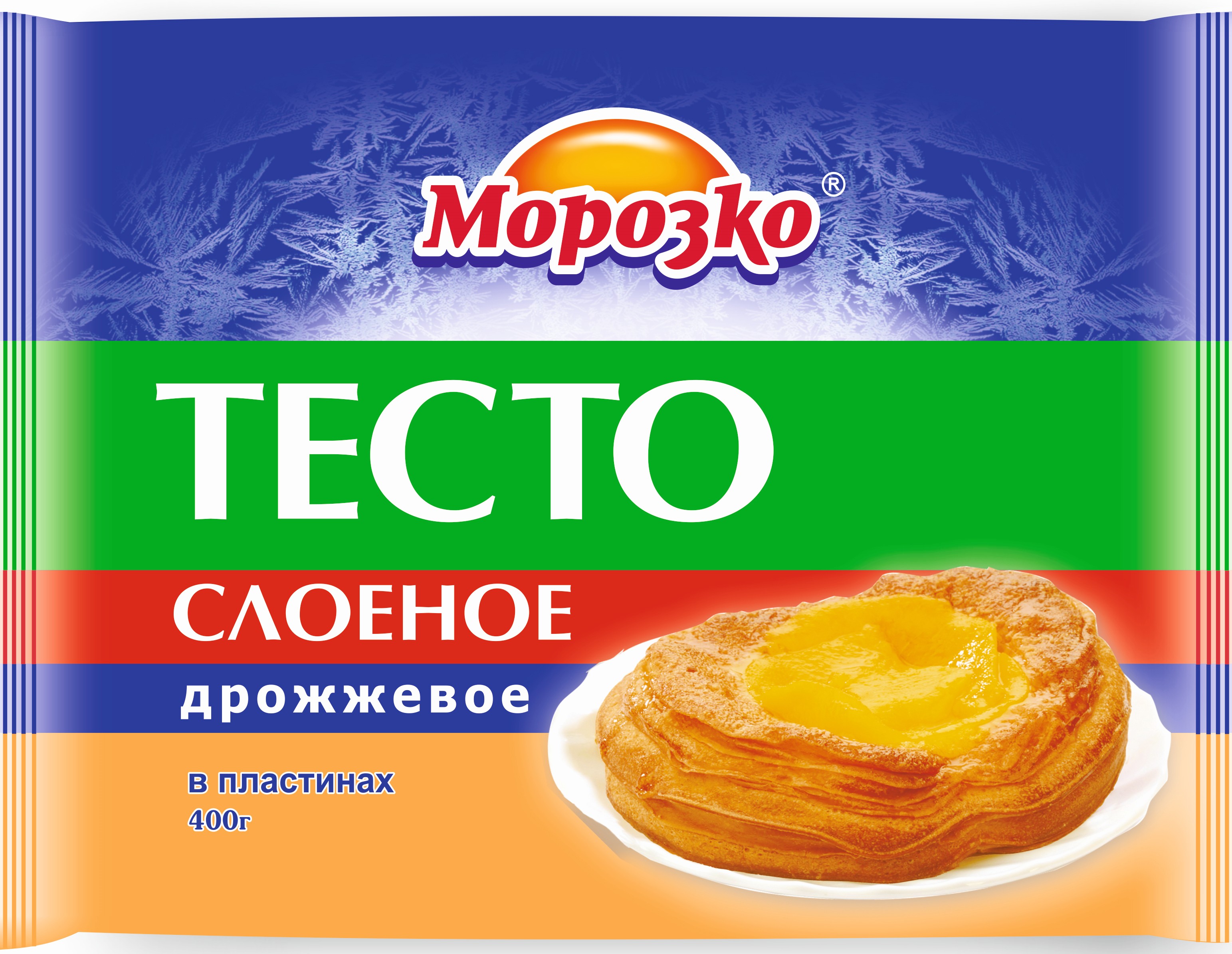 Тесто 'Морозко' сл/дрож. зам. 400г