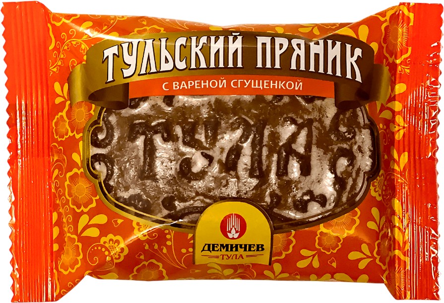 Пряник 'Тульский' с вареной сгущенкой 130г, Демичев