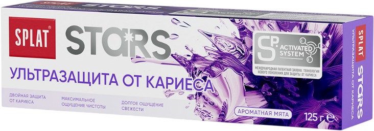 Паста зубная 'Сплат Старс' Ультразащита от кариеса 125г