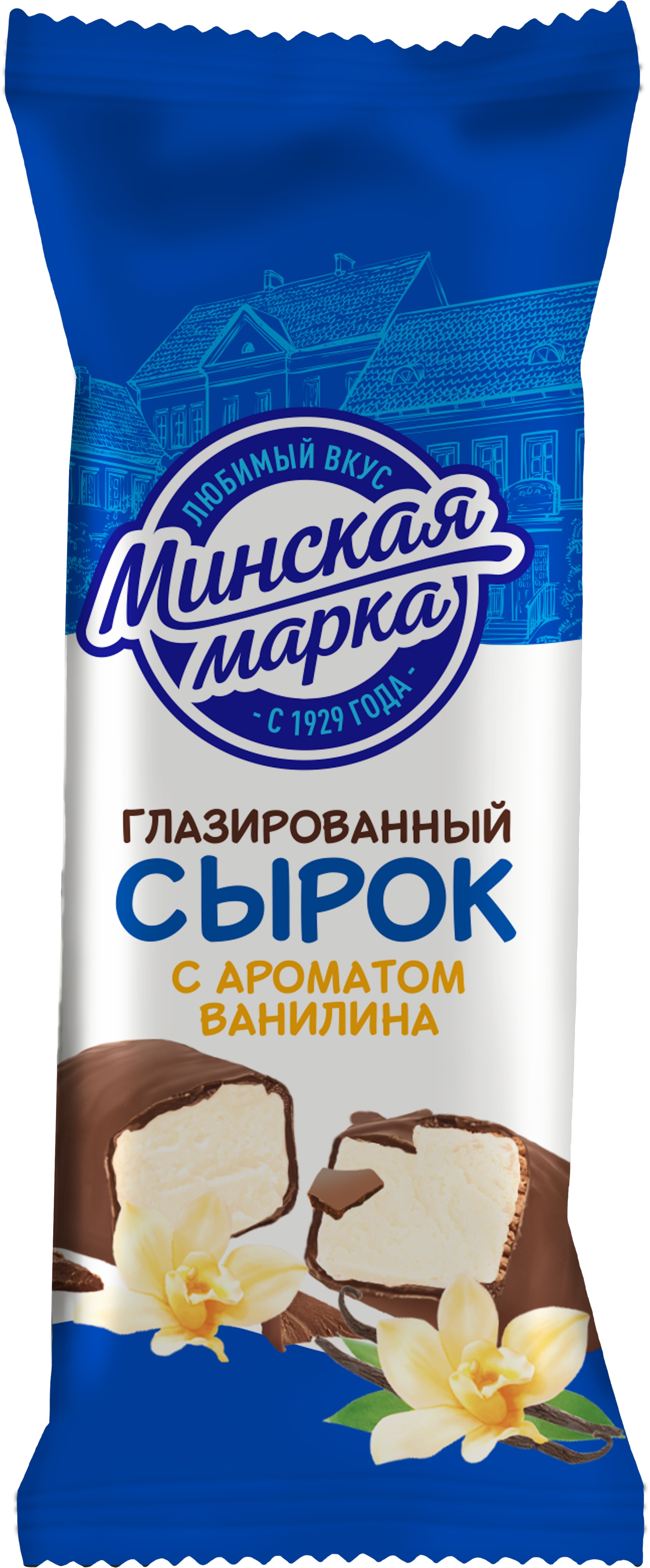 Сырок глаз. 'Минская марка' ваниль 23% 45г Беларусь