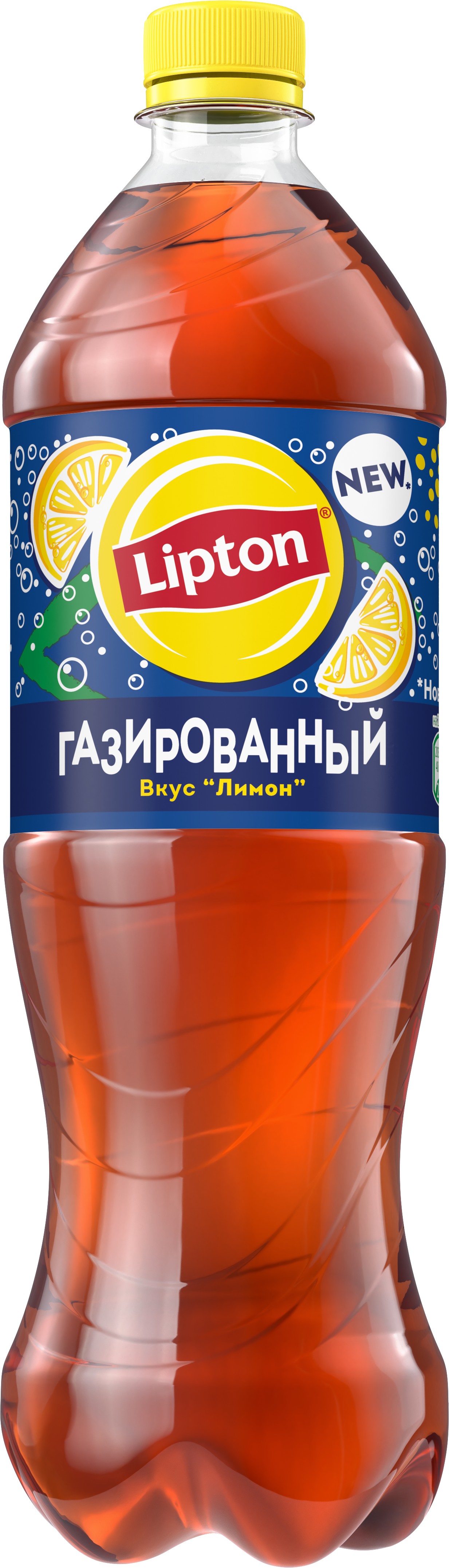 Напиток б/а 'Холодный чай Липтон' черн. чай лимон газ пэт 1л