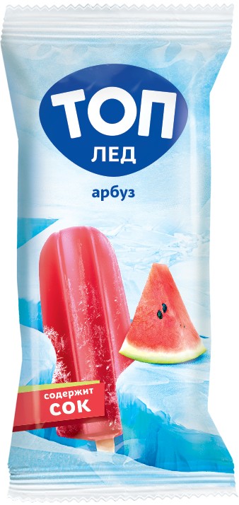 Лед фруктовый 'ТОП' арбуз 70г, Беларусь