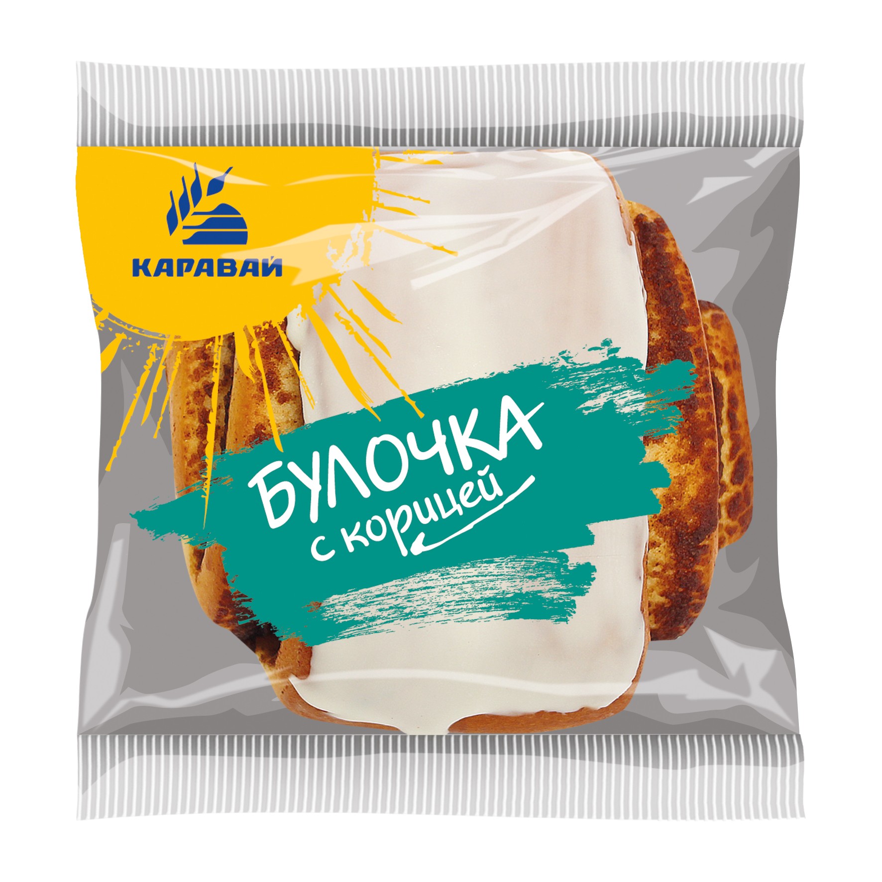 Булочка с корицей 85г, Каравай
