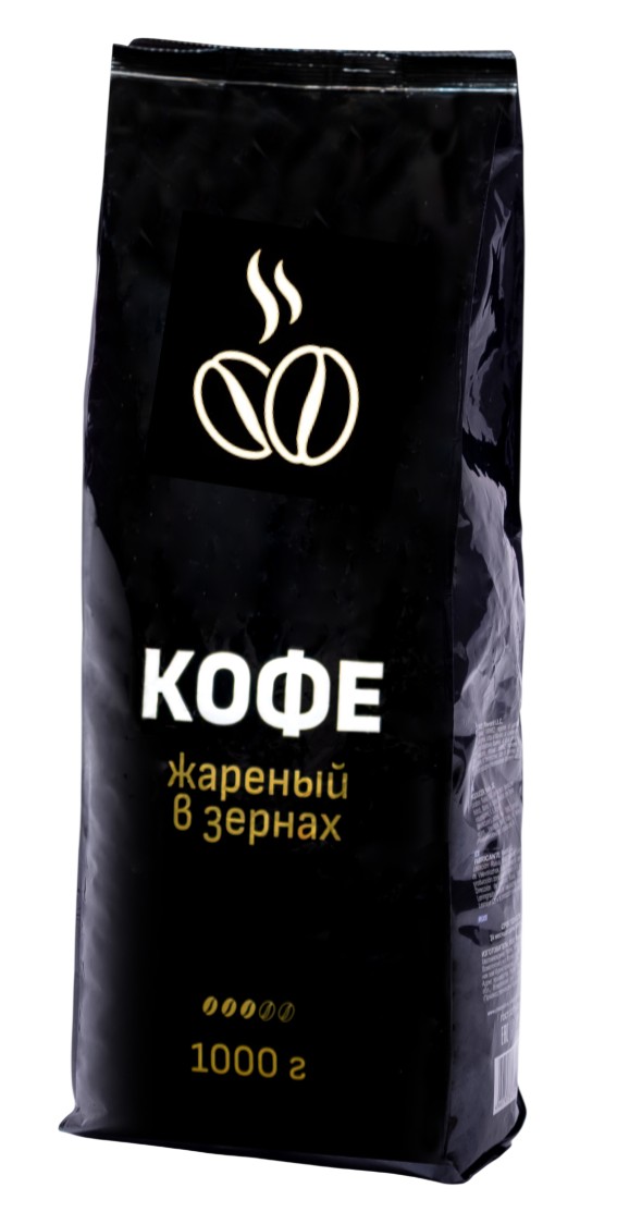 Кофе жареный зерн. м/у 1000г