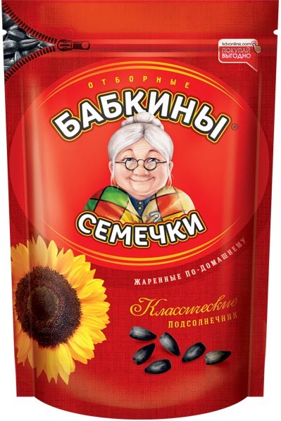 Семечки подсолн. 'Бабкины' жареные 250г