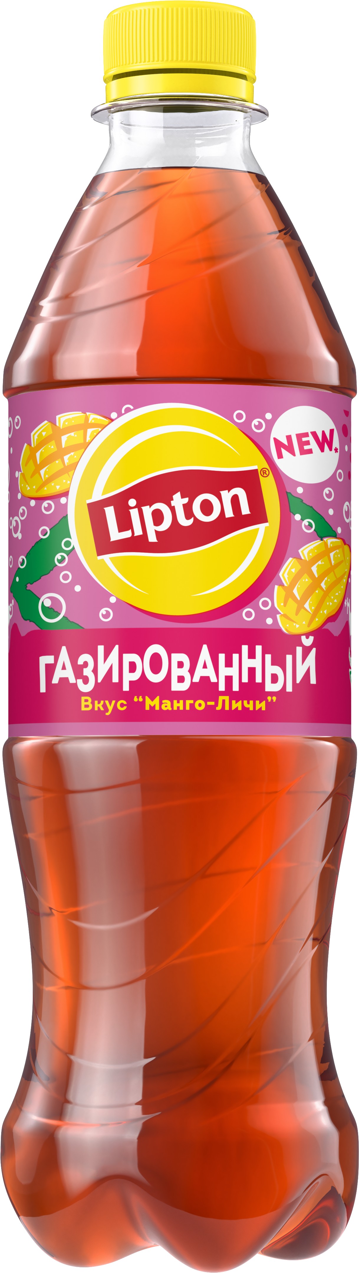Напиток б/а 'Холодный чай Липтон' черн. чай манго/личи газ пэт 0,5л