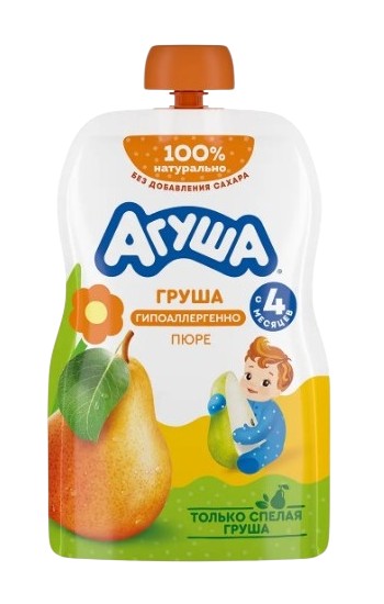 Пюре 'Агуша' груша д/п 90г