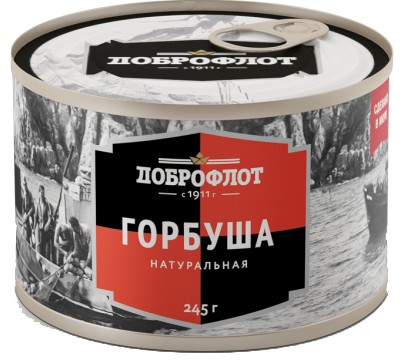 Консервы рыбные горбуша 'ДОБРОФЛОТ' натуральная ж/б 245г