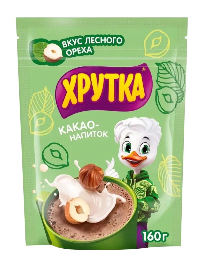 Напиток 'Хрутка' быстрораств. какао/фундук м/у 160г