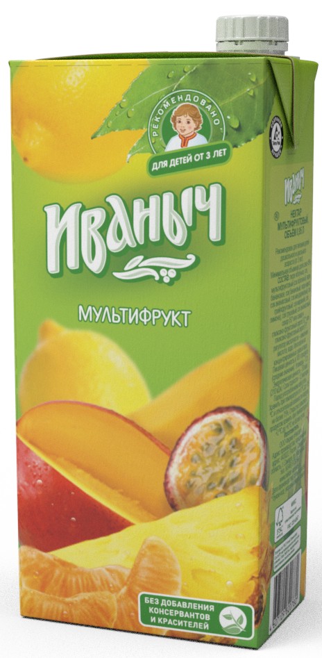 Нектар 'Иваныч' мультифрукт т/п 0,95л