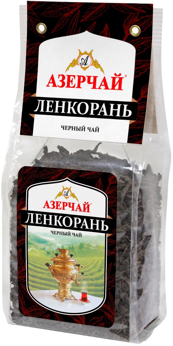 Чай 'Азерчай' Ленкорань черн. крупнолист. м/у 100г 