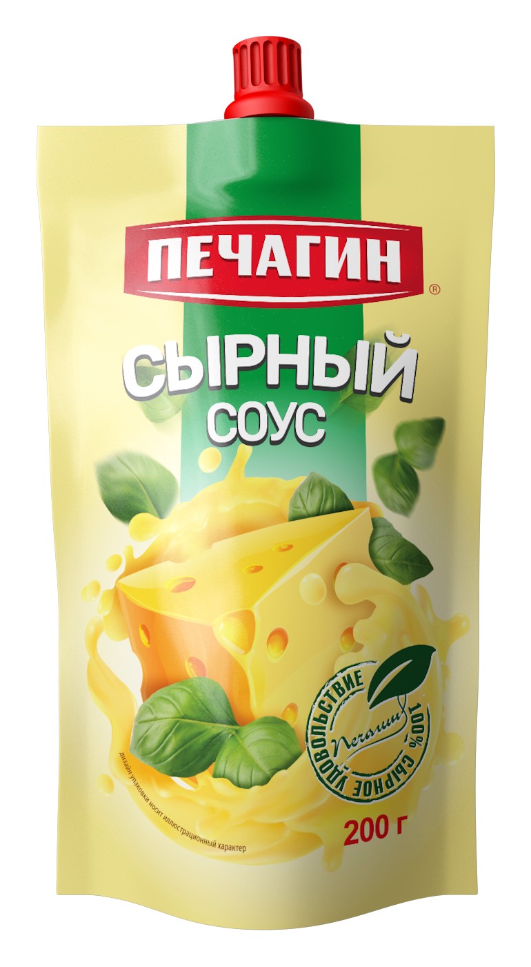 Соус 'Печагин' сырный 50% д/п 200г