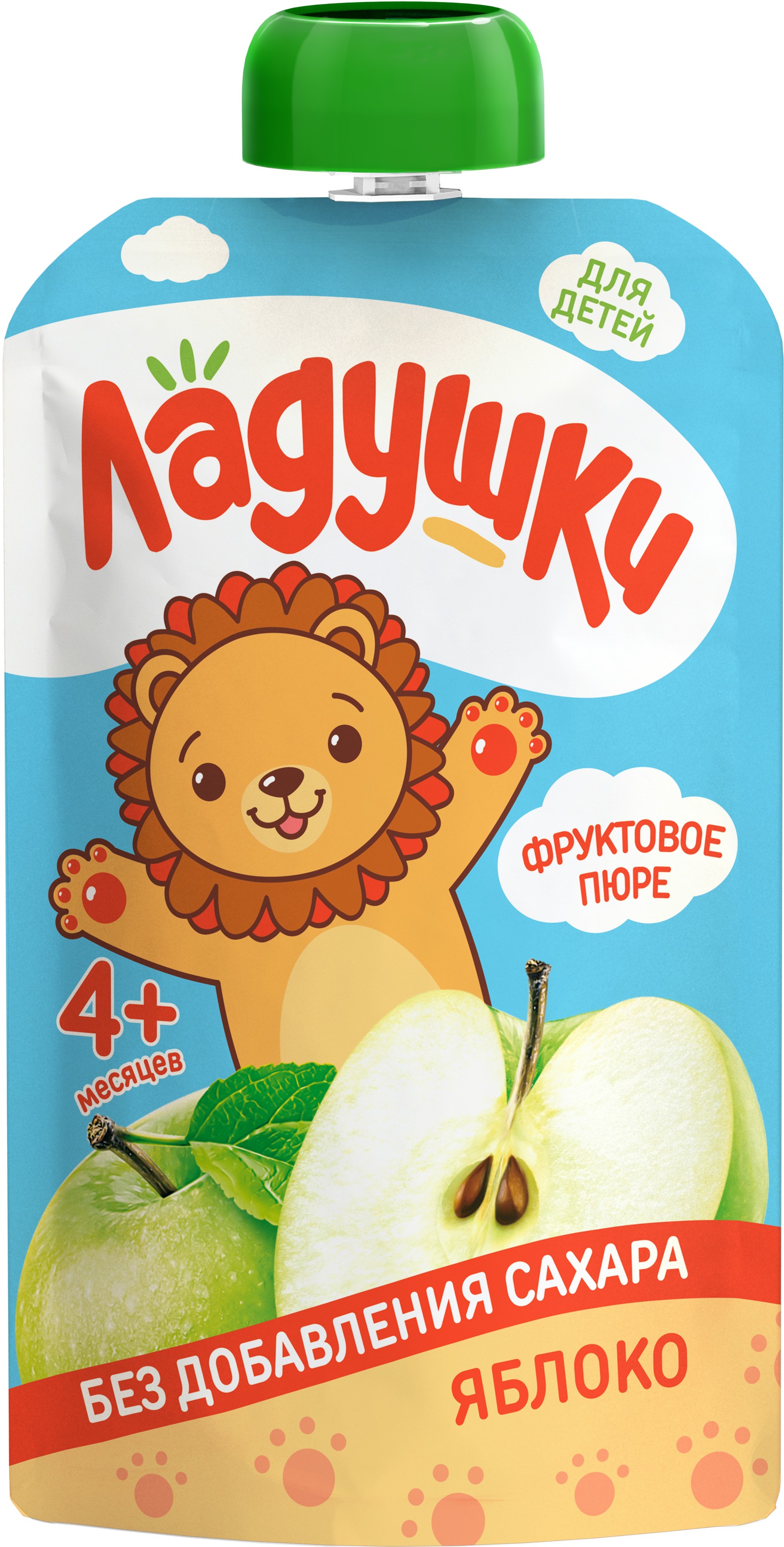 Пюре 'Ладушки' яблоко д/п 85г 
