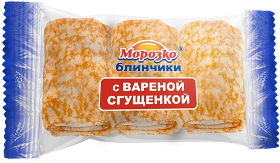 Блинчики 'Морозко' вар. сгущенка зам. 210г