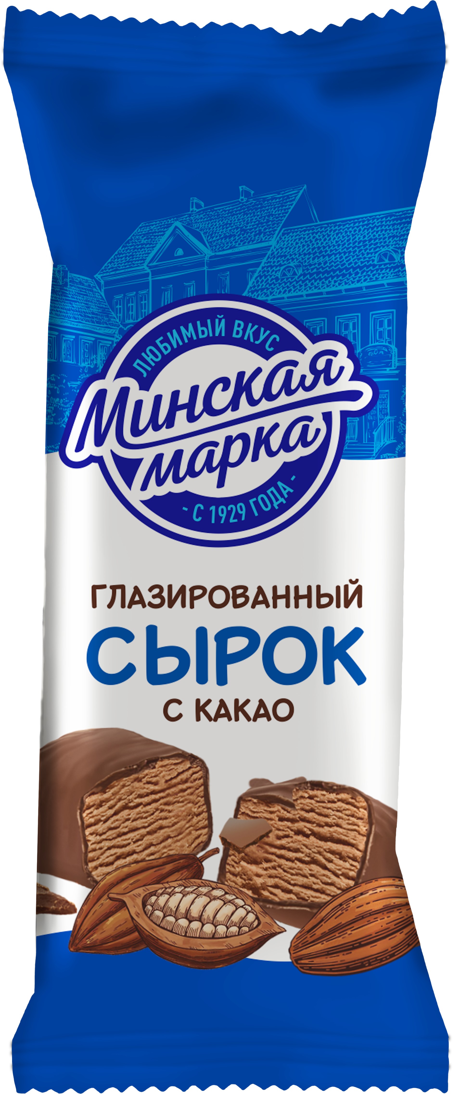 Сырок глаз. 'Минская марка' какао 23% 45г Беларусь