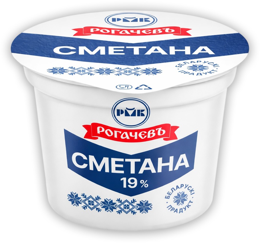 Биосметана 'Рогачевъ' 19% 180г БЗМЖ, Беларусь