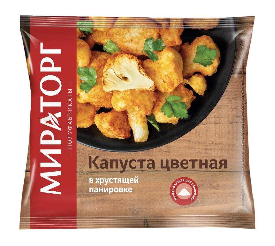 Капуста цветная 'Мираторг' в хрустящей панировке зам. 400г