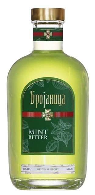 Настойка 'Брояница' Биттер мятный сл 20% 0,5л, Армения
