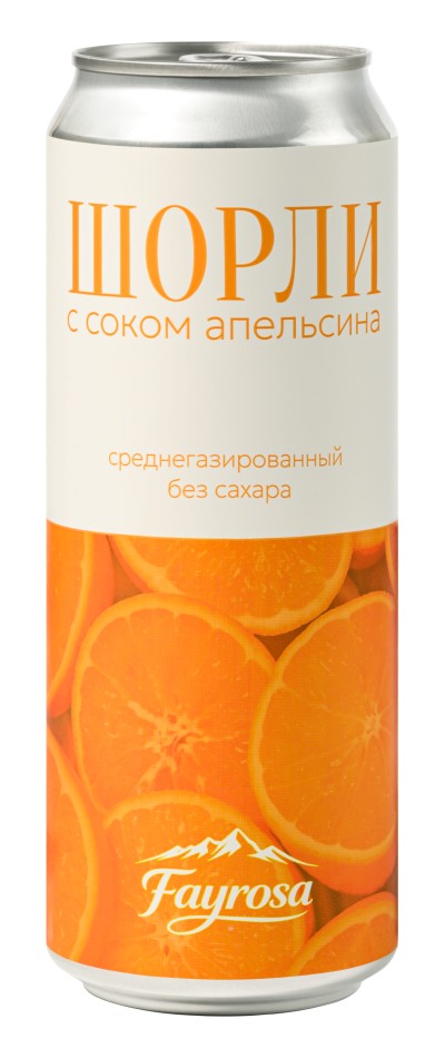 Напиток б/а 'Шорли Файроза' апельсин ср/газ ж/б 0,45л
