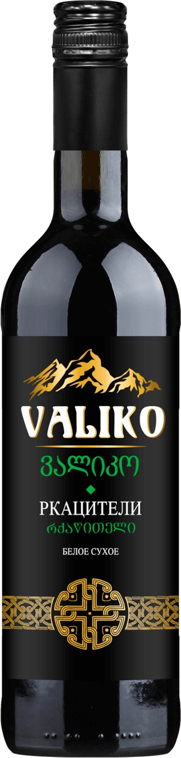 Вино 'Валико Ркацители' бел/сух 11-13% 0,75л, Россия