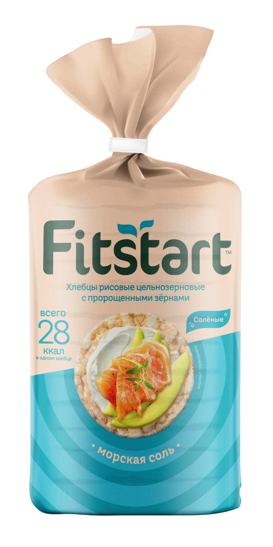 Хлебцы 'Фитстарт' рисовые морская соль 90г