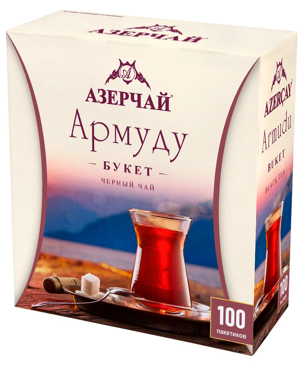 Чай 'Азерчай' Армуду черн. с/я 1,6гх100пак 