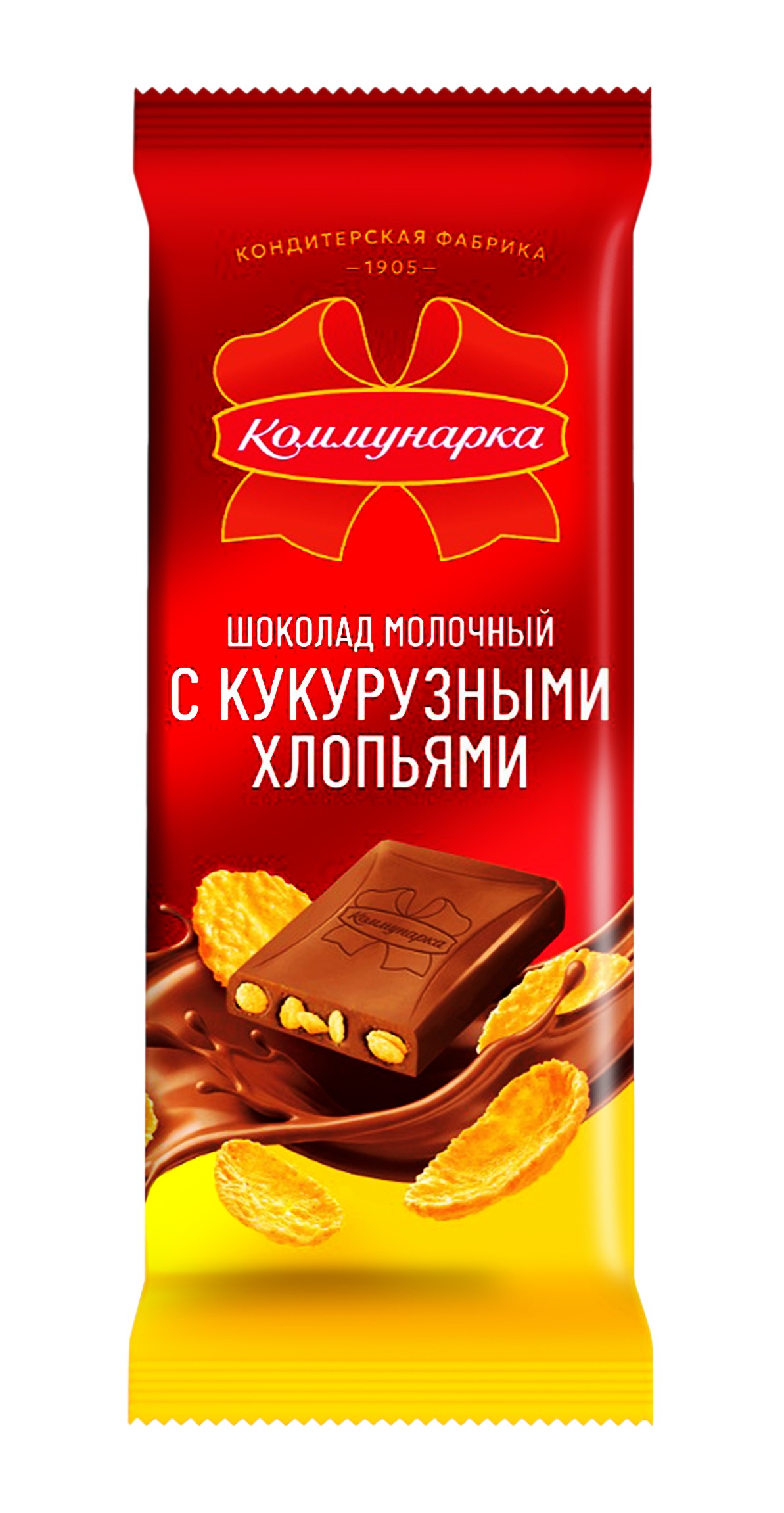 Шоколад 'Коммунарка' молоч. кукур. хлопья 75г, Беларусь