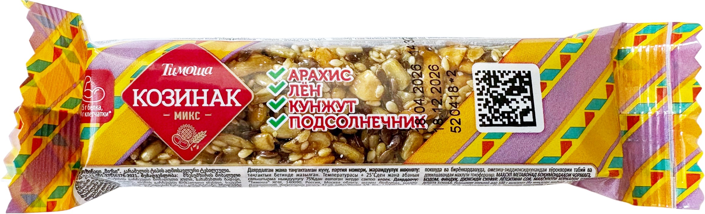 Козинак микс 40г, Тимоша