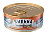 Консервы рыбные килька 'Рыбная Деревня' каспийская с овощным гарниром в т/с ж/б 240г